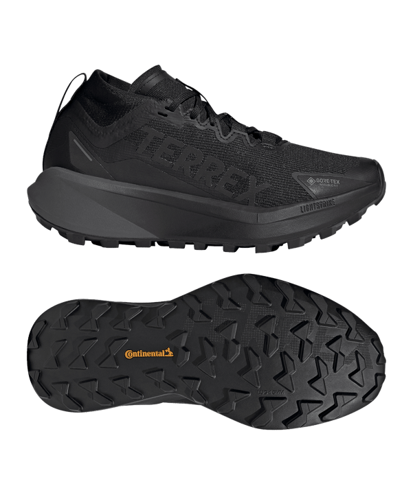 adidas Damen Terrex Agravic GTX Laufschuh Schwarz - schwarz
