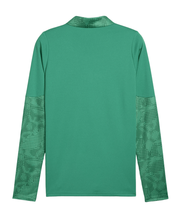 PUMA TeamCUP 1/4 Zip Top Sweatshirt Grün F05 - gruen