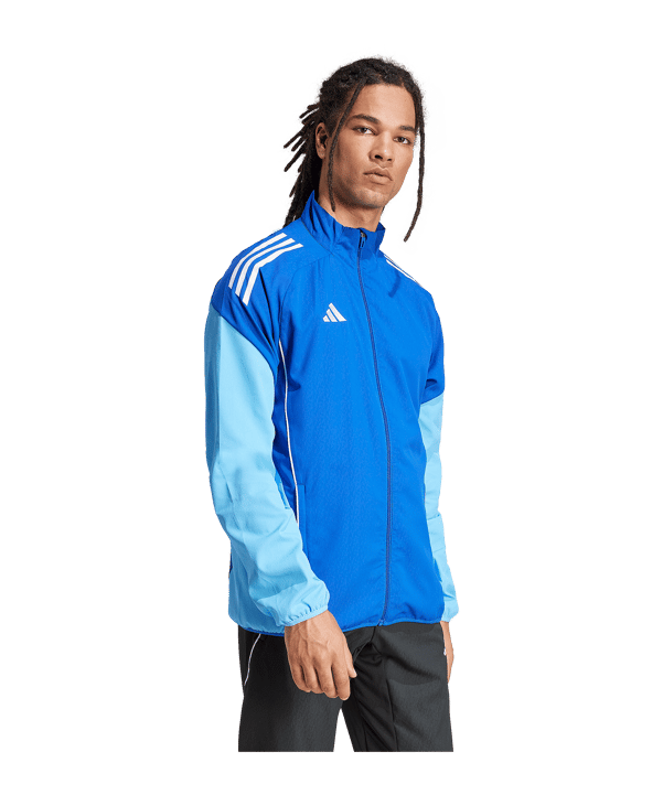 adidas Tiro 25 Competition Trainingsjacke Blau - blau