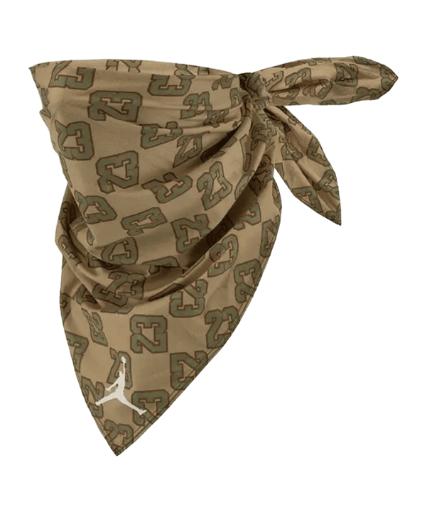 Jordan X All-Over Printed Flight Bandana Stirnband Braun F28 - braun