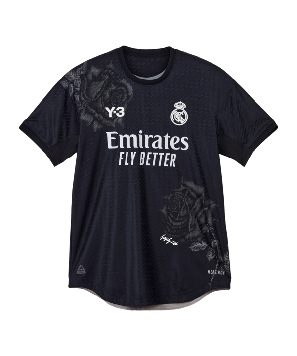 adidas Real Madrid Y3 Auth. Trikot 4th 2023/2024 Schwarz - schwarz