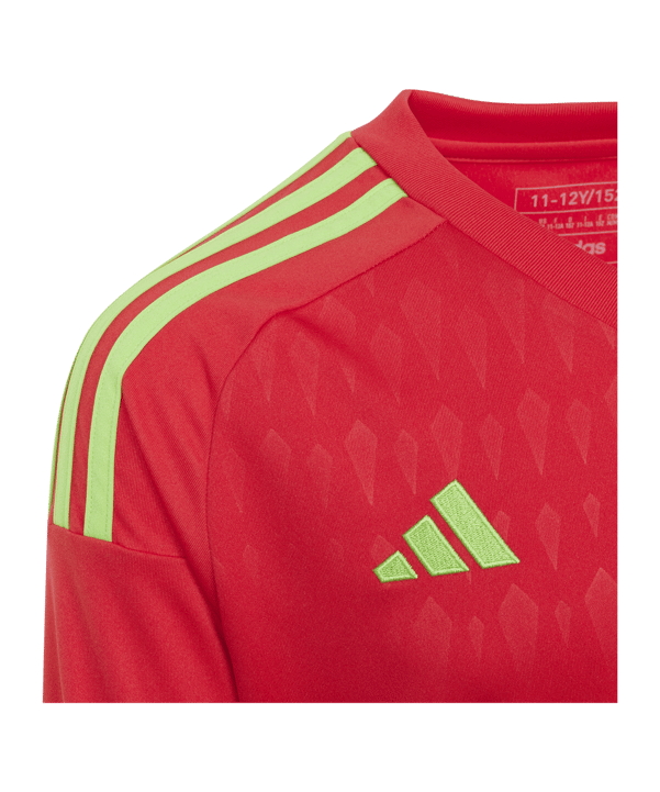 adidas Tiro 23 Competition Torwarttrikot Langarm Kids Rot - rot
