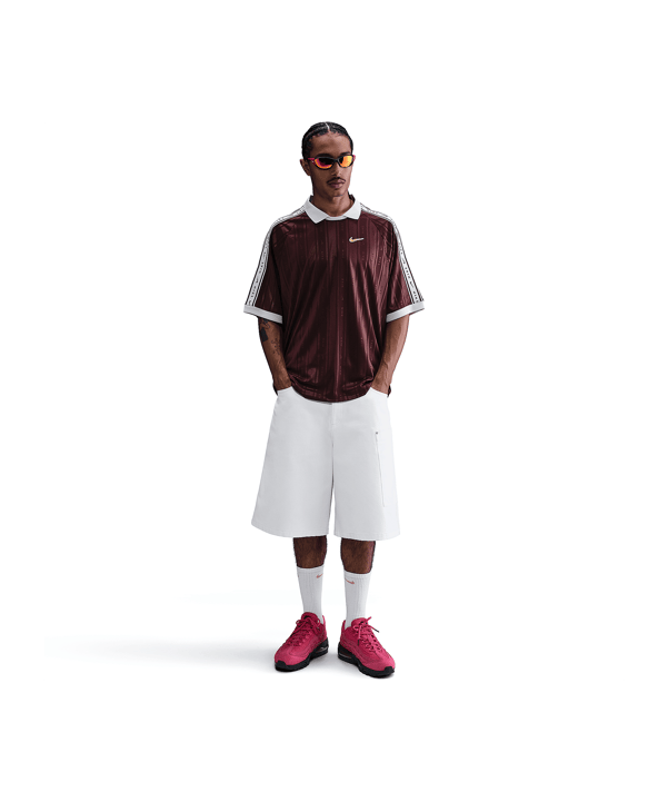 Nike NSW Club Trikot langarm Rot F652 - rot