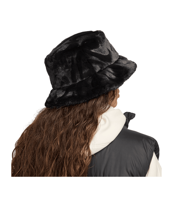 Nike Apex Bucket Swoosh Jacke Schwarz F010 - schwarz