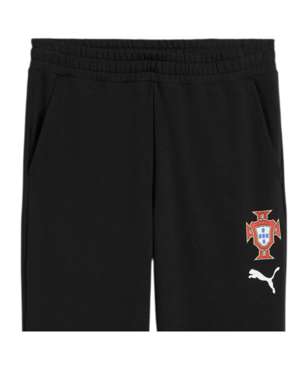 PUMA FPF Portugal FtblCulture Jogginghose Schwarz F28 - schwarz