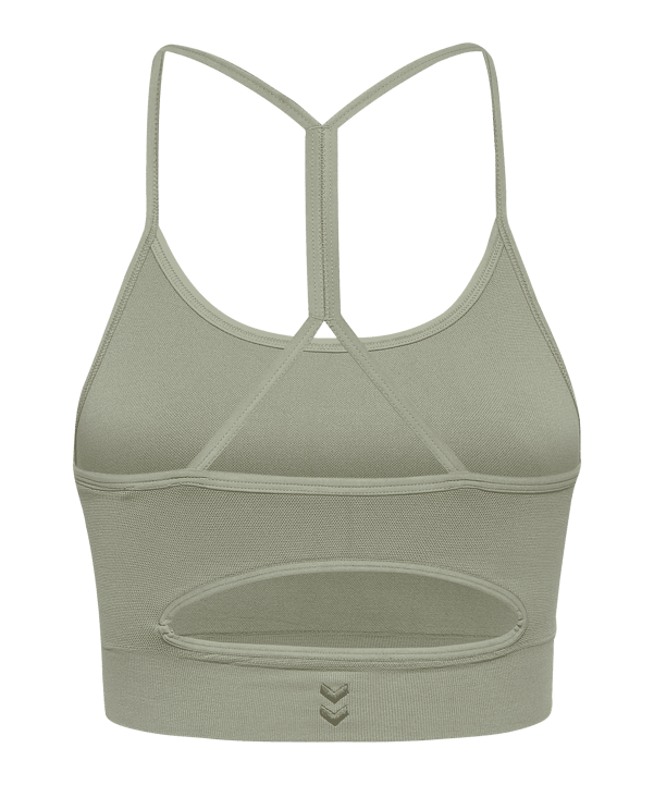 Hummel Hiit Seamless Sport-BH Damen Grün F6092 - gruen
