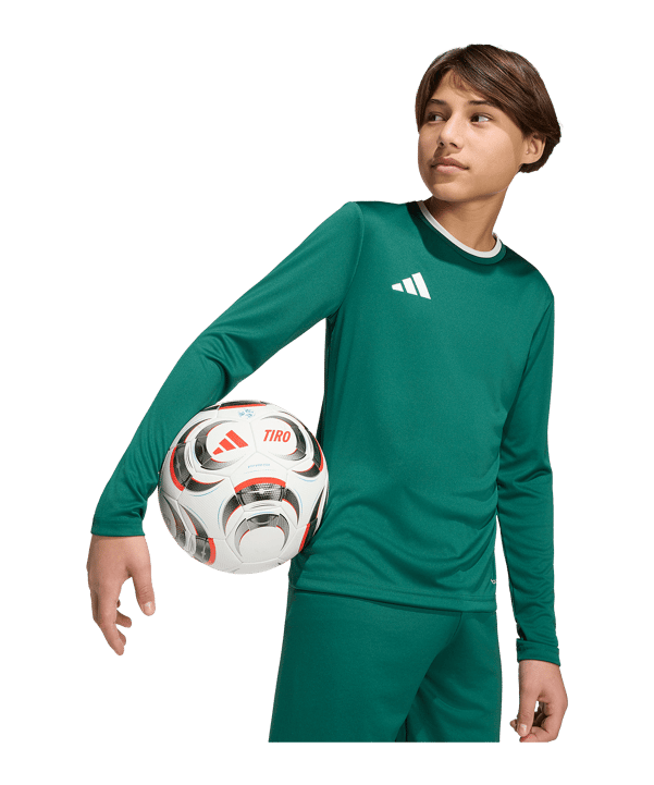 adidas Entrada 26 Trikot Langarm Kids Grün - gruen