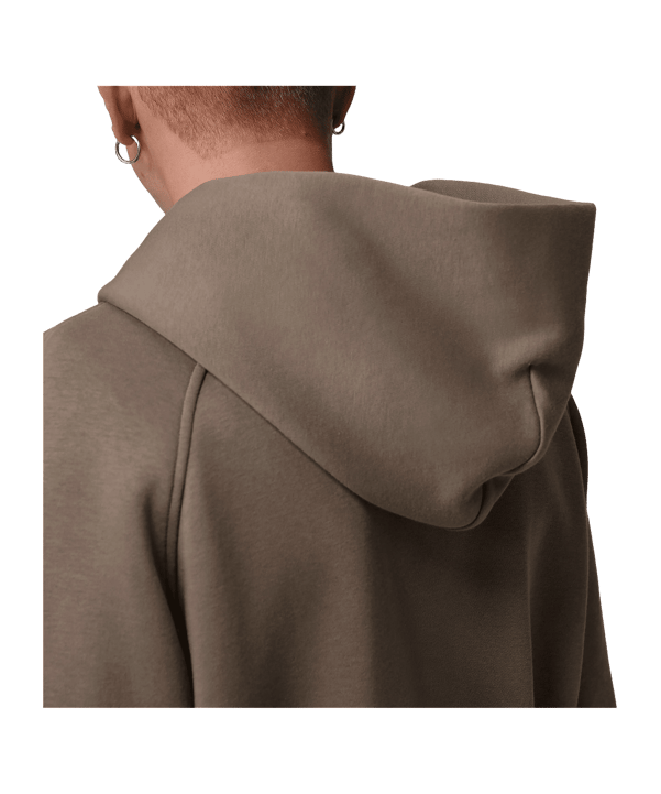 Jordan Brookyln Oversized Kapuzenjacke Braun