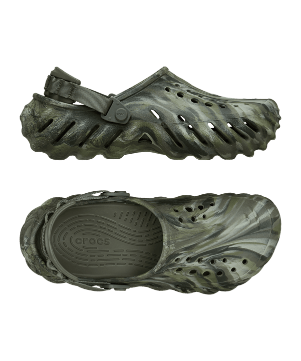 Crocs Echo Marbled Clog Grün - gruen