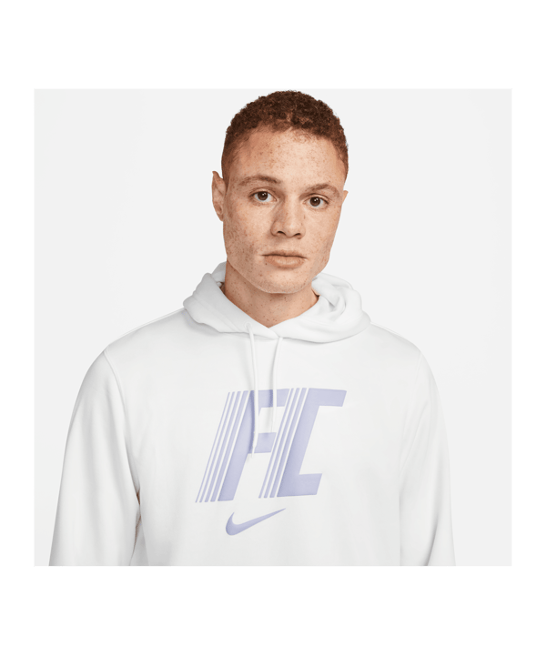 Nike F.C. Fleece Hoody Weiss F121 - weiss