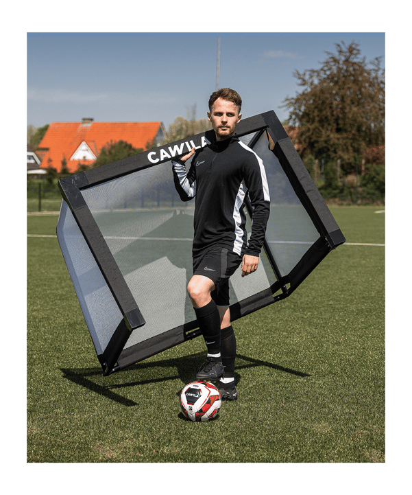 Cawila ACADEMY Minitor | Aluminium | 150 x 100cm Schwarz - schwarz