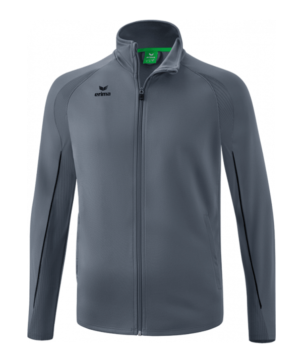 Erima Liga Star Trainingsjacke Kids Grau Schwarz - grau