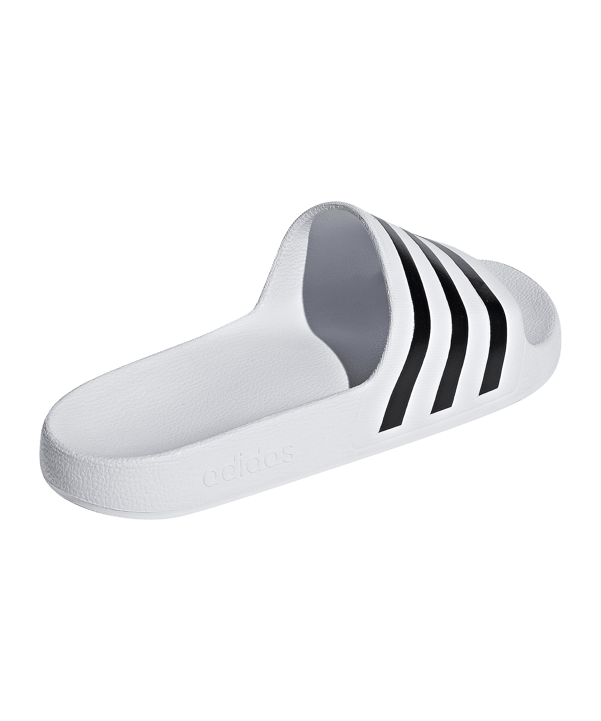 adidas Adilette Aqua Badelatsche Weiss - weiss