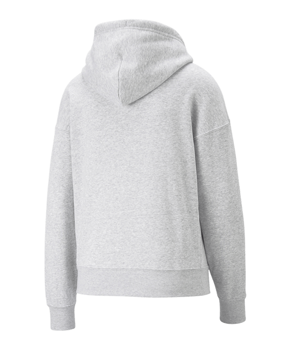 PUMA TEAM Hoody Damen Grau F04 - grau