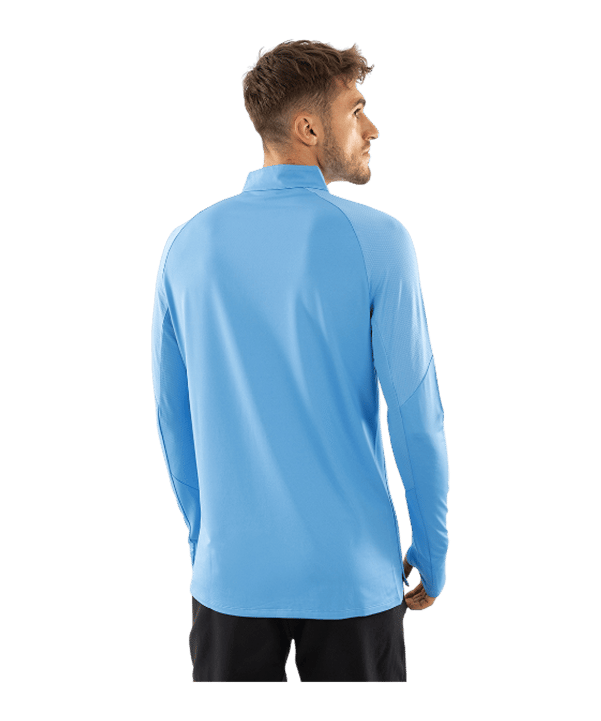 JAKO ZipTop Light Flow Sweatshirt Blau F430 - blau