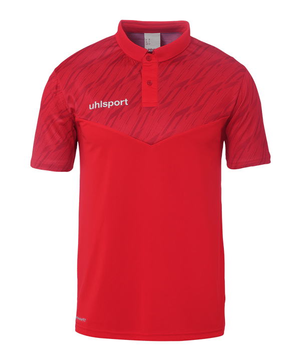 uhlsport Progressive 28 Polo Kids Rood K60 - rood