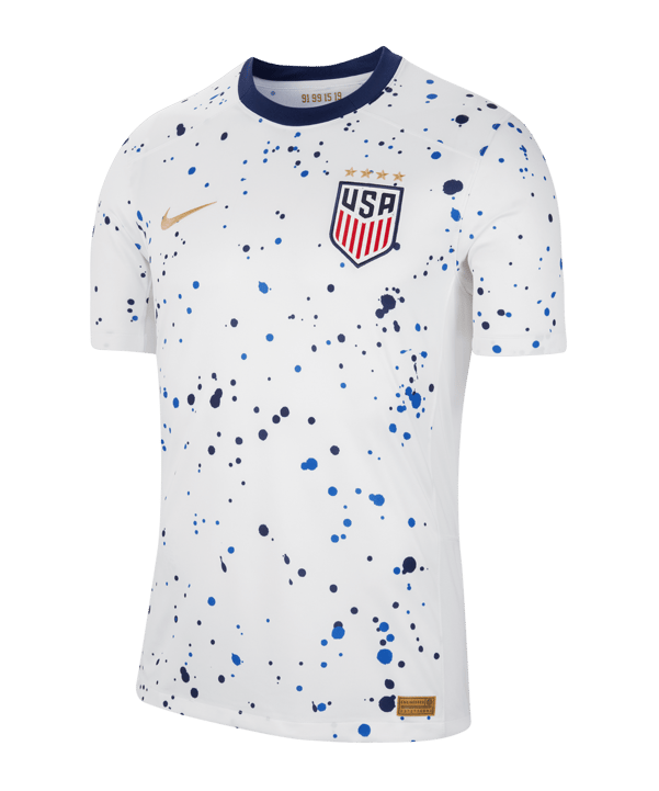Nike USA Trikot Home Frauen WM 2023 Herren Weiss F101 - weiss