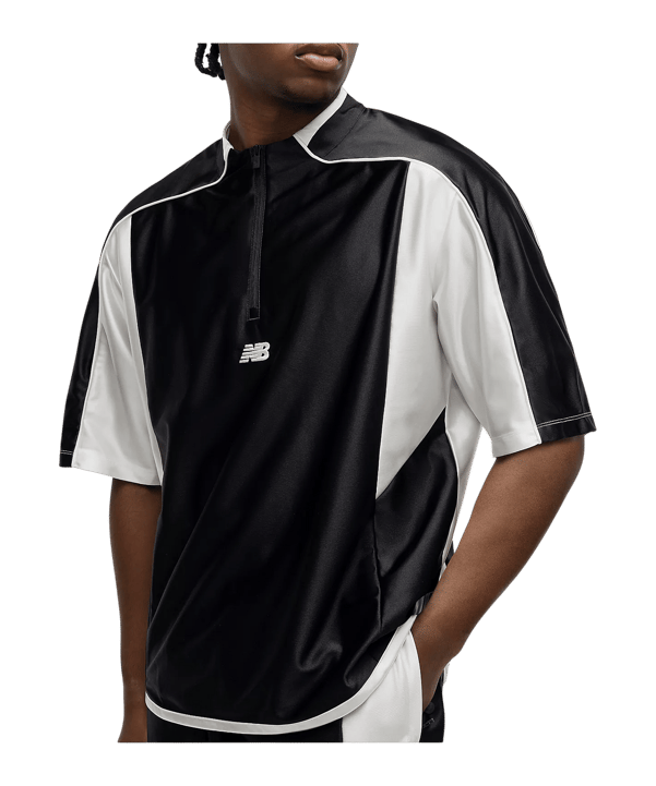 New Balance Warmup Shooting Zip Top Nero - nero