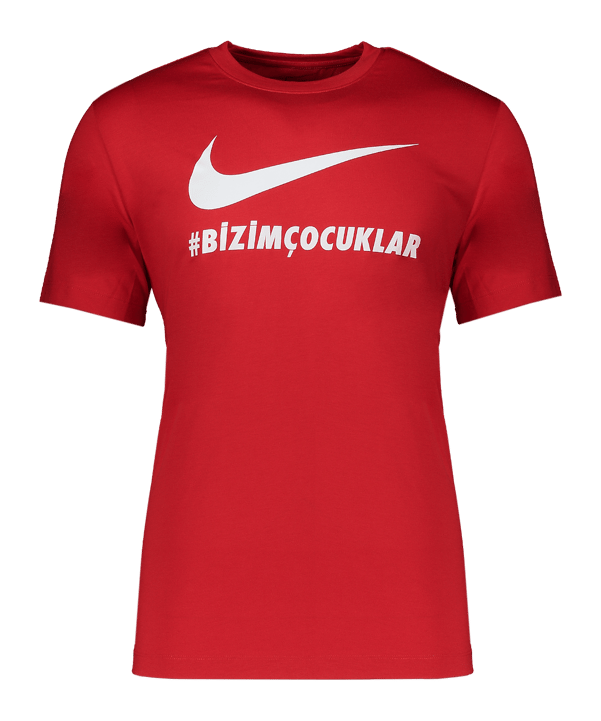 Nike TFF Swoosh T-Shirt Rot F657 - rot