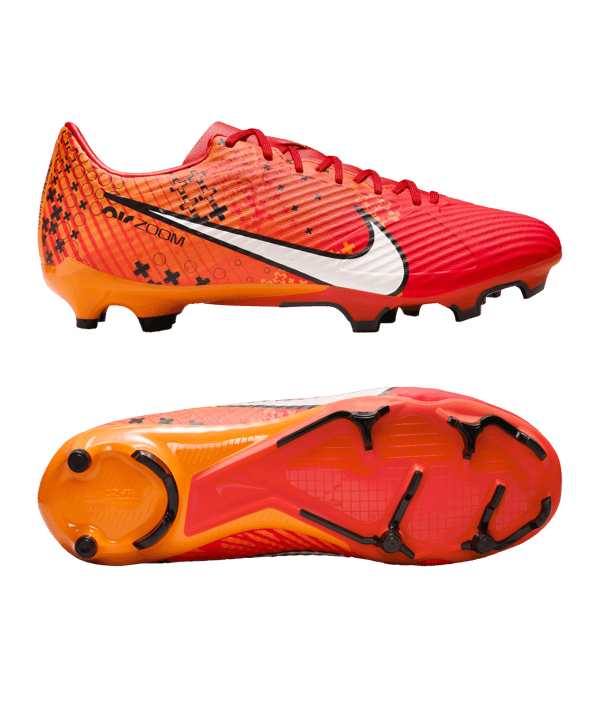 Nike Air Zoom Mercurial Vapor XV Academy FG/MG Dream Speed 7 Rot Weiss Orange F600 - rot