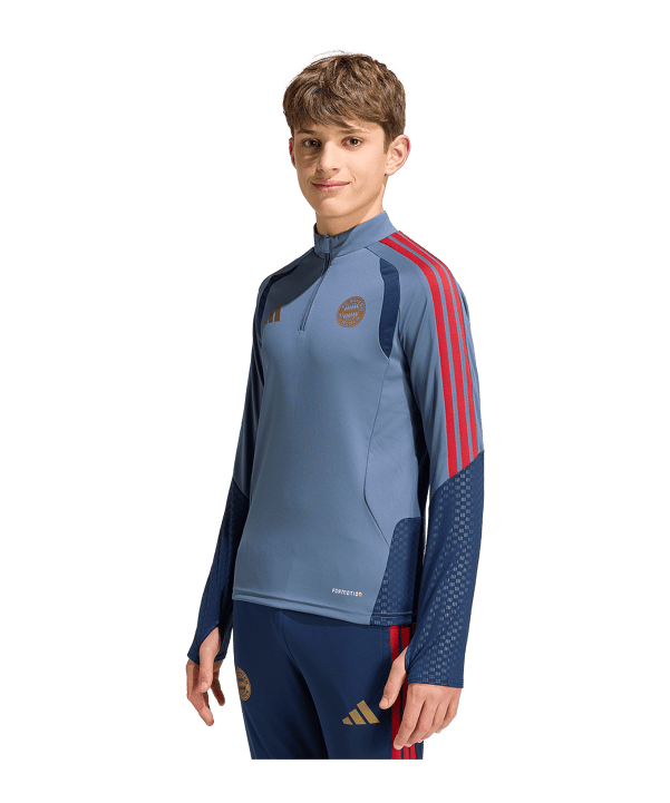 adidas FC Bayern München Sweatshirt Kids Blau - blau