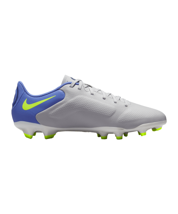 Nike Tiempo Legend IX Recharge Academy FG/MG Grau Gelb Blau F075 - grau
