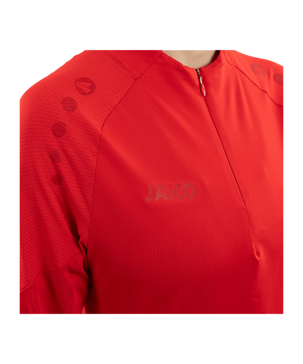 JAKO ZipTop Light Flow Sweatshirt Damen Rot F100 - rot