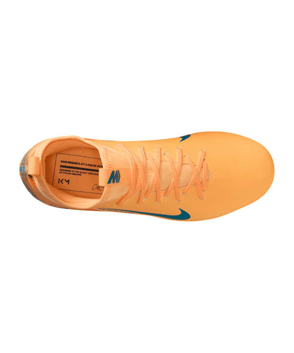 Nike Jr Air Zoom Mercurial Vapor XVI Academy FG/MG Kylian Mbappe Signature Kids Orange F801 - orange