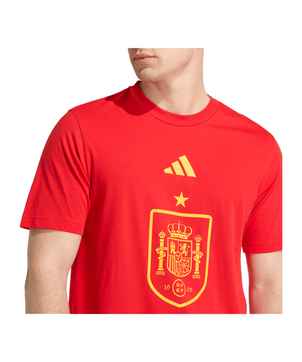 adidas Spanien DNA Graphic T-Shirt Rot - rot