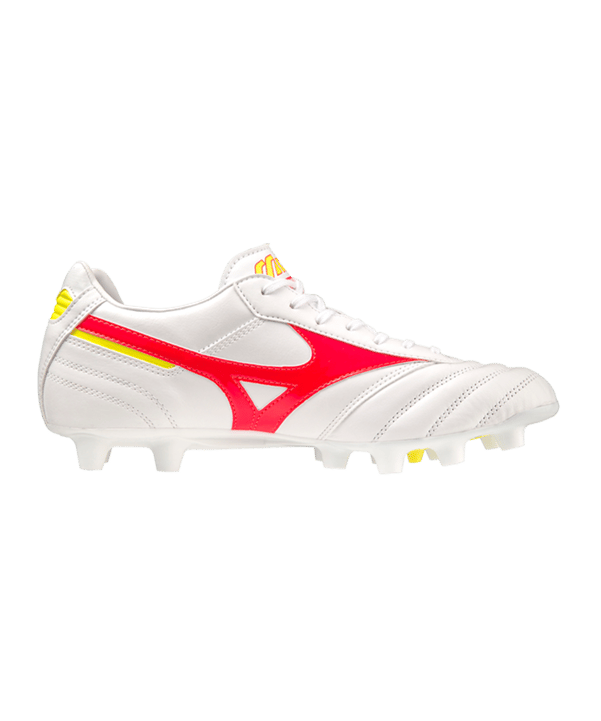Mizuno Morelia II Pro FG Release Weiss Rot Gelb F6 - weiss