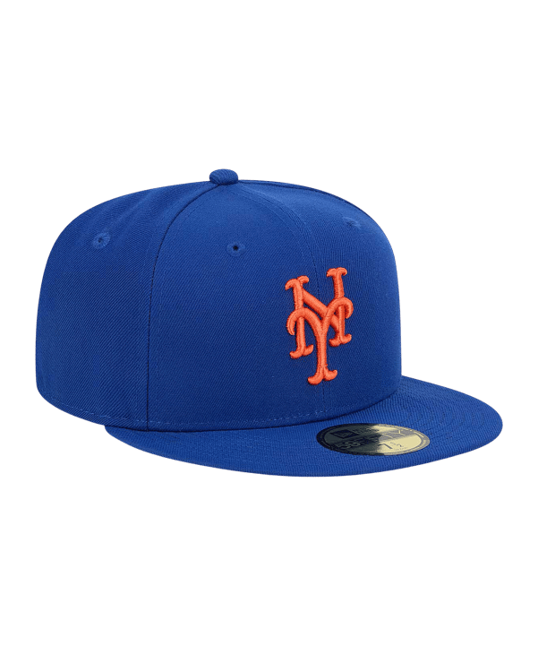 New Era MLB New York Mets Team Verbiage 59Fifty Cap Blau - blau