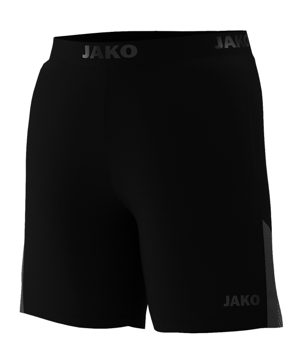 JAKO Laufshort Schwarz F800 - schwarz
