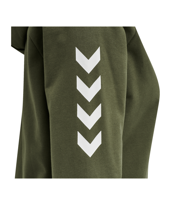 Hummel Cotton Kapuzenjacke Damen Grün F6084 - gruen