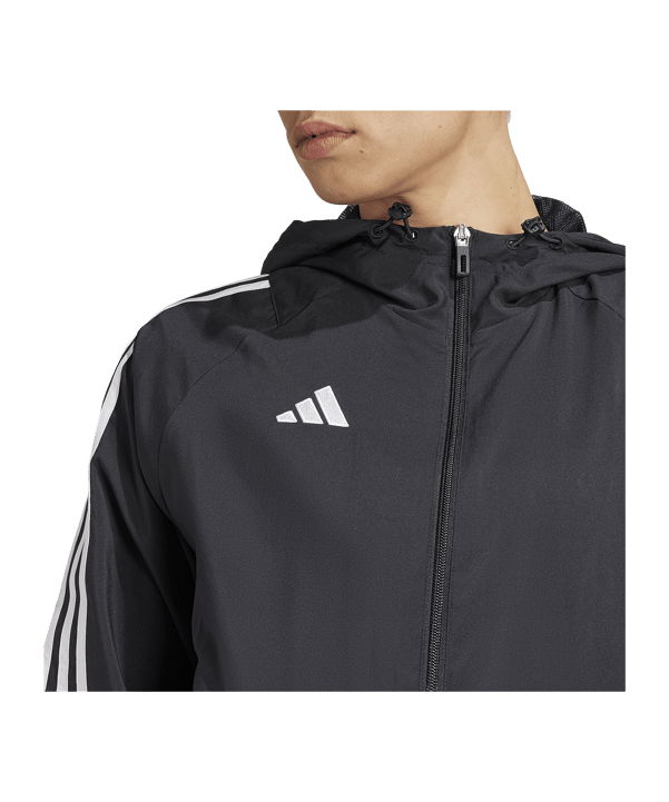 adidas Tiro 24 Windbreaker Damen Schwarz - schwarz