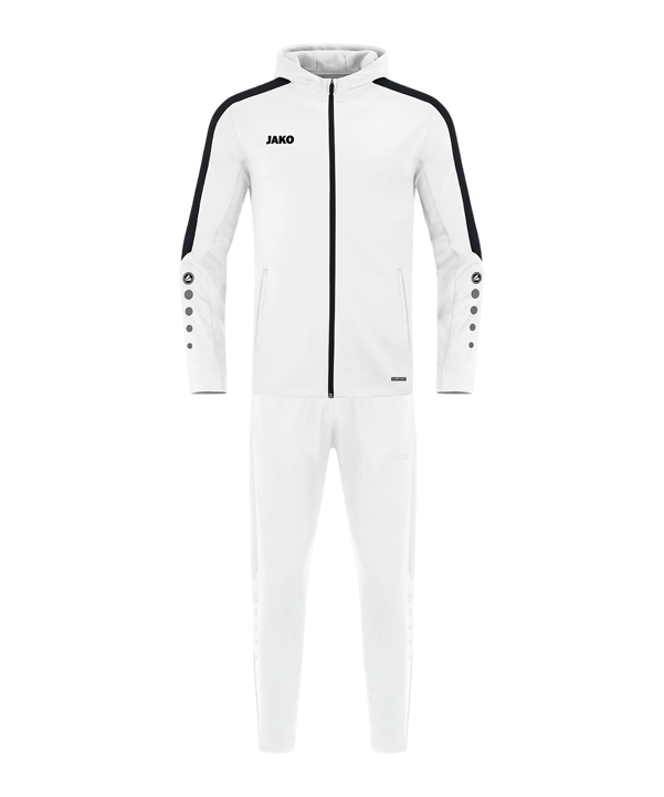 JAKO Power Trainingsanzug Kids Weiß F0 - weiss