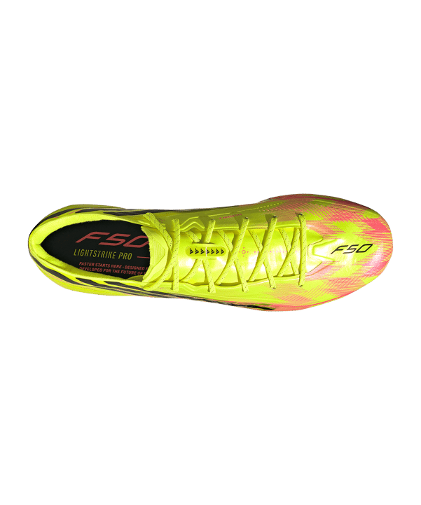 adidas F50 Hyperfast Elite FG Too Light Gelb
