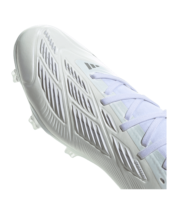 adidas Predator Pro FG Pearlized Weiss Silber Weiss - weiss