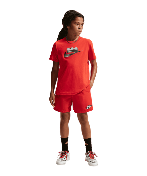 Nike x Lego T-Shirt Kids Rot F612 - rot