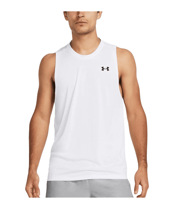 Under Armour Tech Tanktop Weiß F100 - weiss