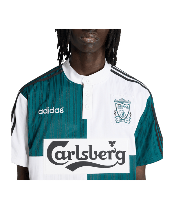 adidas FC Liverpool Trikot Away 95 Weiß - weiss