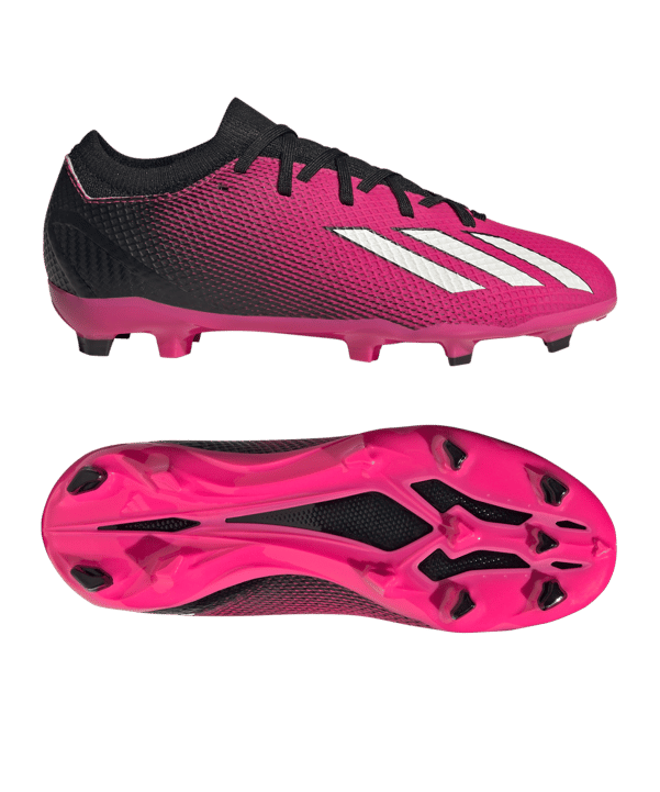 adidas X Speedportal.3 FG Kids Own Your Football Pink Schwarz Weiss - rosa