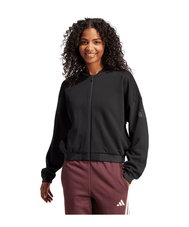 adidas Sportswear Jacke Damen Schwarz - schwarz