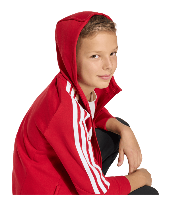 adidas Tiro 26 League Kapuzenjacke Kids Rot - rot