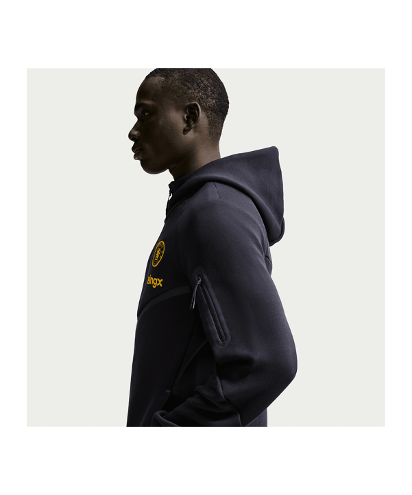 Nike FC Chelsea London Tech Fleece Kapuzenjacke Blau F426 - blau