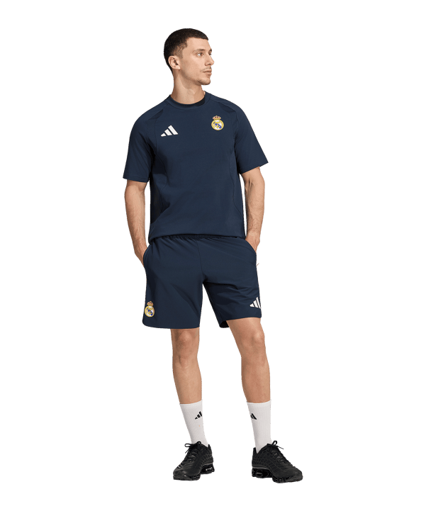 adidas Real Madrid Tiro Travel T-shirt Blu - blu