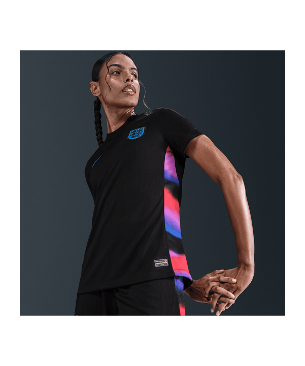 Nike FA England Trikot Away 2025 Damen Schwarz F010 - schwarz