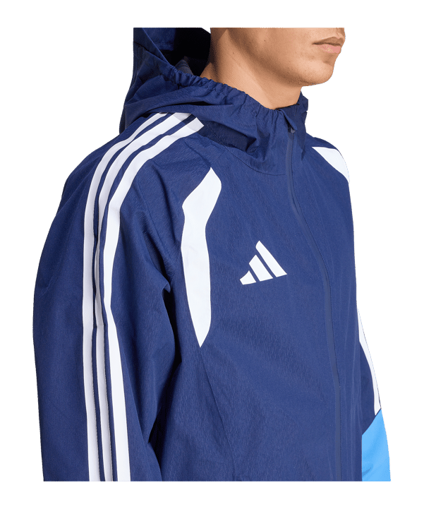 adidas Tiro 26 Regenjacke Dunkelblau - blau