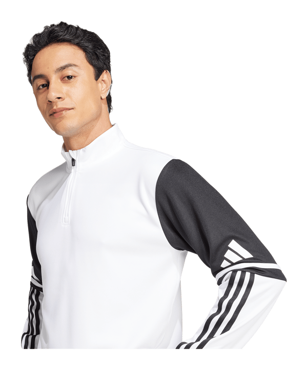 adidas Squadra 25 HalfZip Sweatshirt Weiß - weiss