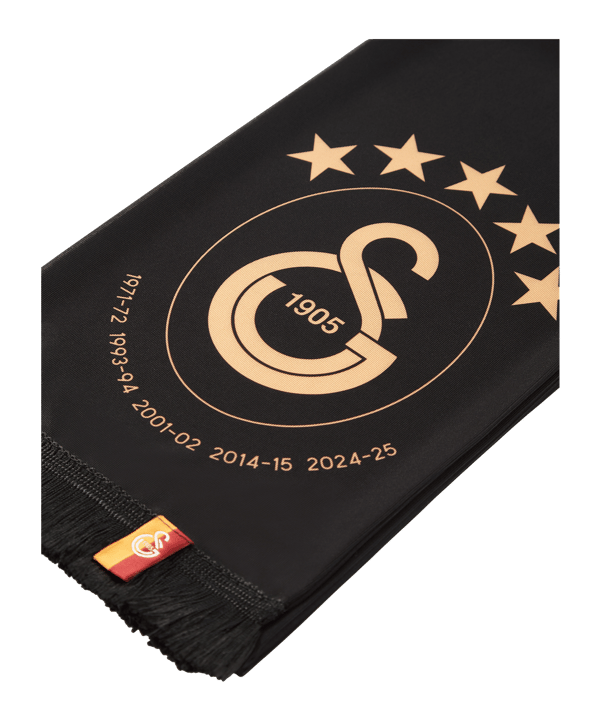 Galatasaray Istanbul Galatasaray Istanbul 5 Stars Schal Schwarz - schwarz