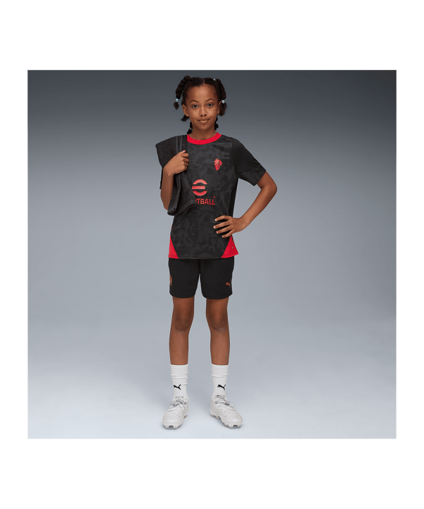 PUMA AC Mailand Training Pockets Short Kids Schwarz F04 - schwarz